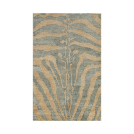 Ice Blue Serengeti Rug (3'6"L x 5'6"W)