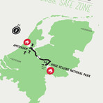 Zombie Safe Zone Map // Amsterdam (Steel Blue)