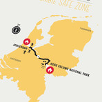 Zombie Safe Zone Map // Amsterdam (Steel Blue)