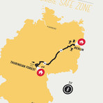 Zombie Safe Zone Map // Berlin (Steel Blue)