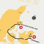 Zombie Safe Zone Map // Copenhagen (Steel Blue)