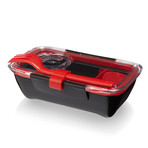 Bento Box + Lunch Pot // Black/Red