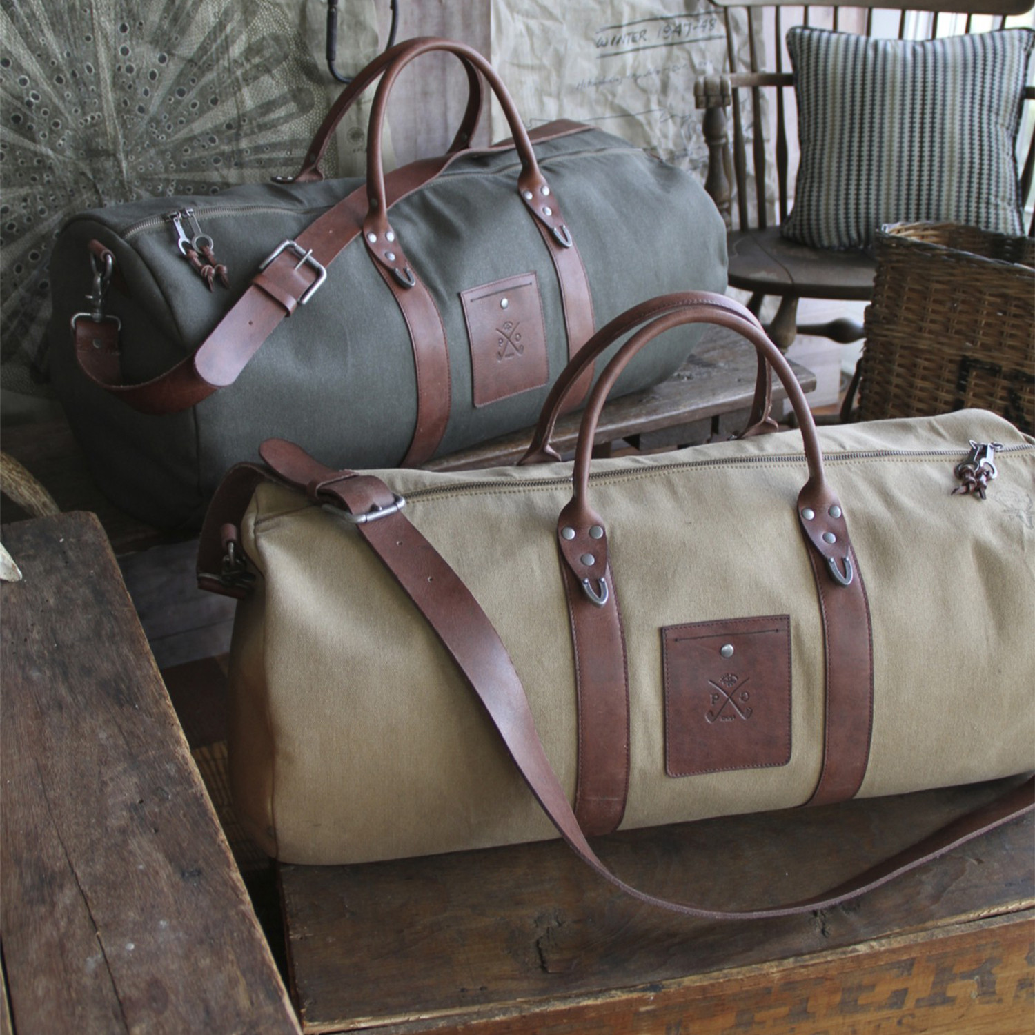 Carpetbagger Duffle (Olive) - Parson Gray - Touch of Modern