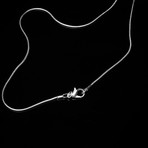 Watch Movement Necklace // Medium Rectangular (Silver)