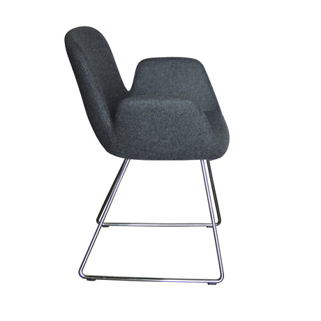 Daisy Chair (Camira Dark Grey Wool)