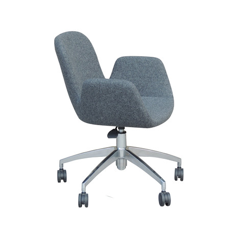 Daisy Office Chair (Camira Dark Grey Wool)