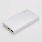 Boss Power Bank // 10000mAh with Protective Case (Silver)