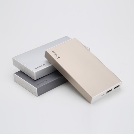 Boss Power Bank // 10000mAh with Protective Case (Silver)