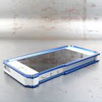 Alloy 5 iPhone Case // Blue (Black End Caps)