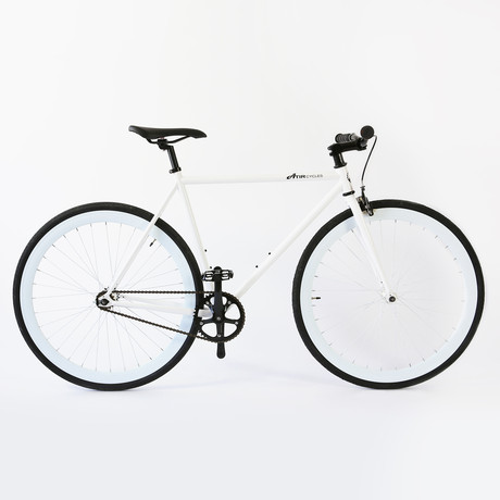 Atir Cycles // Single Speed // White + White (Small 50 cm)