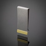 Yellow Gold & Steel Money Clip