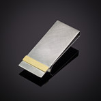 Yellow Gold & Steel Money Clip