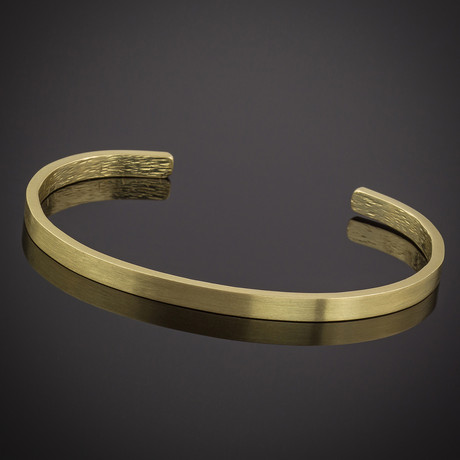 Gold Cuff Bracelet (Medium // 6-7" Wrist)