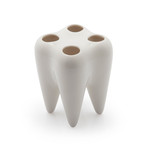 Tooth // Toothbrush Holder (Gold)