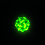 Shapeshifting Modern Lighting // Green (Small (10"L x 10"W x 10"H))