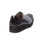 Stud Captoe Slip On // Black (Euro: 41)