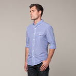 Mather Button Down Shirt // Linen Gingham (L)