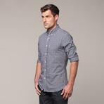 Russell Button Down // Black/White (M)