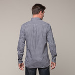 Russell Button Down // Black/White (M)