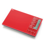 Perfect Portions Digital Scale + Nutrition Facts Display // Red