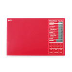 Perfect Portions Digital Scale + Nutrition Facts Display // Red