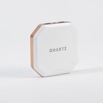 Qi Charger + Receiver Patch // 8,000 mAh //  White + Gold (iPhone 5)