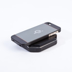 Qi Charger + Receiver Patch // 8,000 mAh // Black + Silver (iPhone 5)