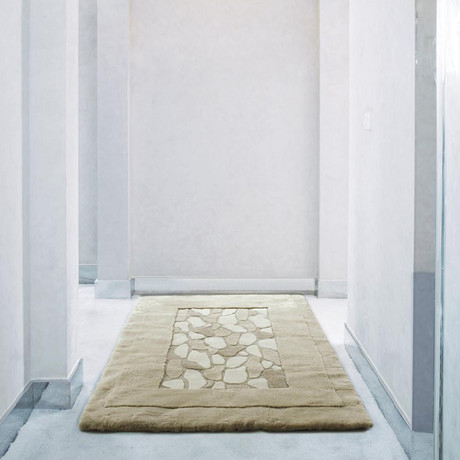 Shearling Design Rug // Stones