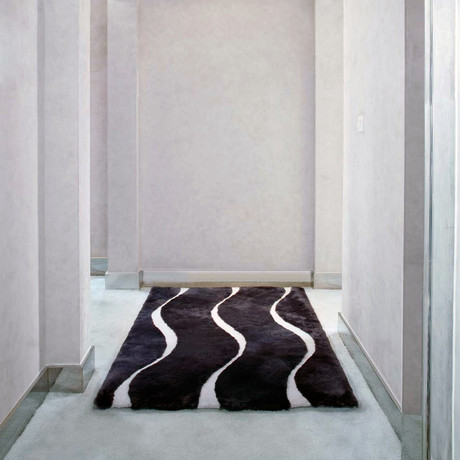 Shearling Design Rug // Ripples (4' x 6')