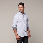 Square Button Down Shirt  // White (2XL)