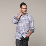 Checkered Button Down Shirt  // Black/White (S)