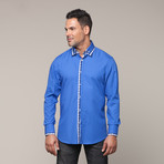 Solid Button Down Shirt // Blue (S)