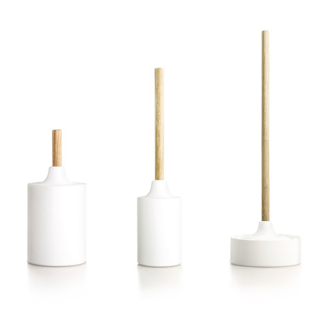 WC Line // Porcelain White (Plunger)