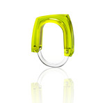 Neon + Squared Curtain Rings // Set of 12 (Green)