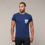Pima Cotton Pocket Tee // Navy (S)