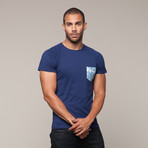 Pima Cotton Pocket Tee // Navy (S)