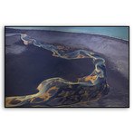 The River And Ocean (20"L x 13"W, Canvas Wrap)