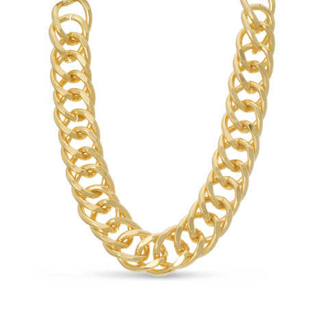 Gold Link Necklace // 16"