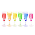 LOS ANGELES // Champagne Flutes // Set of 6