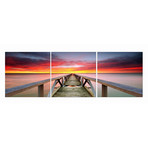 Pier In Splendid Sunrise (20"W x 20"H x 0.5"D)