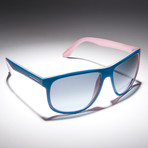 Ambition Sunglasses // Teal + Coral