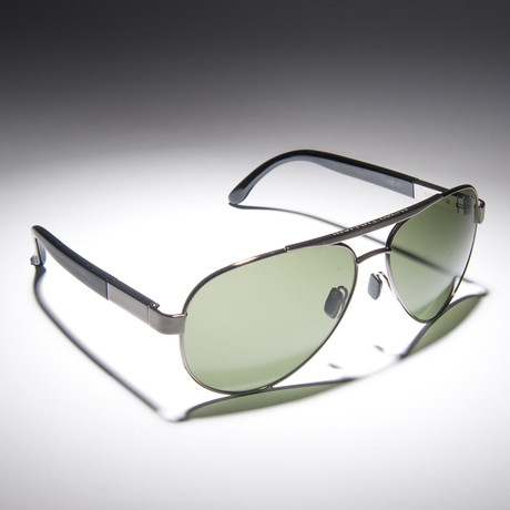 Spite Gunmetal Sunglasses // Avocado Lens