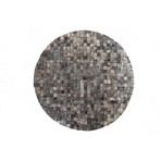 Shearling // Grey Bi-Color // 3’L x 3’W // E717