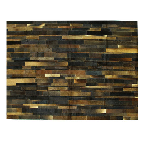 Stripes // Tobacco// 6’L x 8’W // 4602