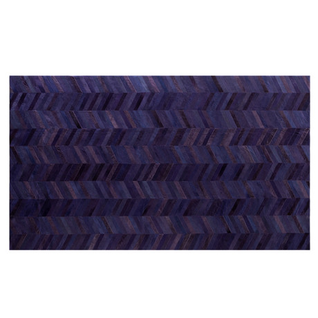 Small Herringbone // Violet // 6’L x 10’W // 3611