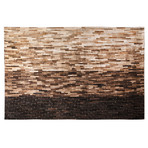 Mini Stripes // Brown // 9’L x 12’W // 1324