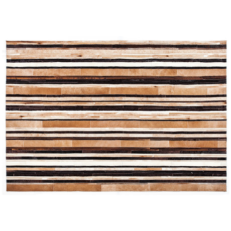 Stripes // Brown // 6’L x 9’W // 1768