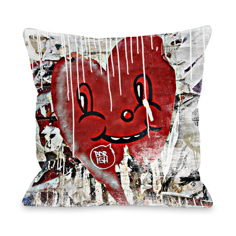 Smiley Heart Pillow