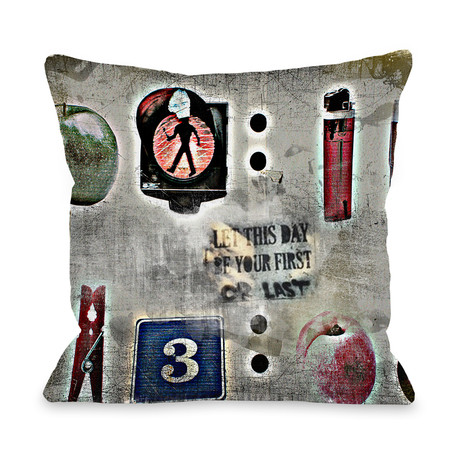 Modern Hieroglyph Pillow