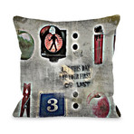 Modern Hieroglyph Pillow